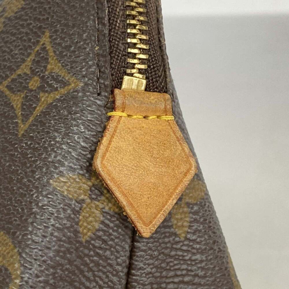 LOUIS VUITTON Authentic Brown Monogram Pochette Pouch - Picture 7 of 9